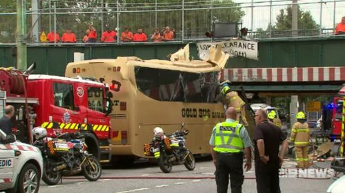 Six of 14 passengers onboard the Gold Ballarat Bus were injured.
