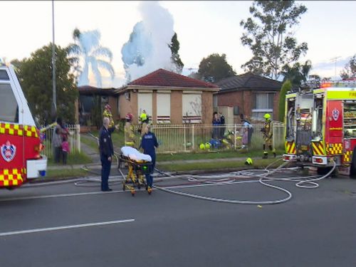 The family were not immediately alerted to the fire because alarms were not fitted correctly. Image: 9News 