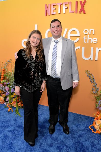  Abbey Romeo and David Isaacman attend Netflix "Love on the Spectrum" ATAS Official at Netflix Tudum Theater on April 01, 2025 in Los Angeles, California.