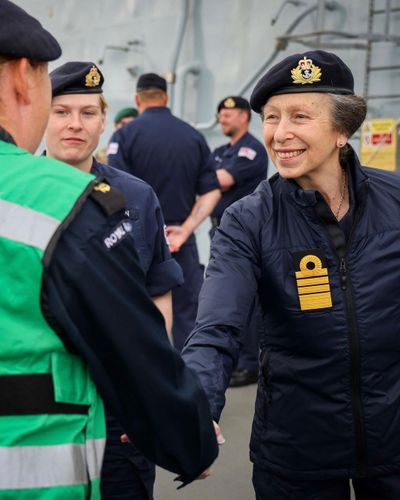 Princess Anne visits HMS Albion, July 2023
