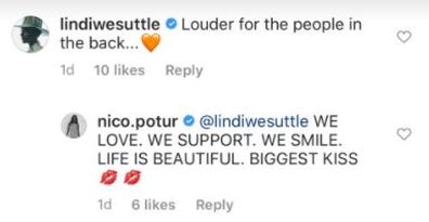 Brad Pitt, girlfriend, Nicole Poturalski, Instagram post, haters, replies to fan