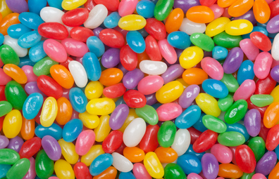 Jelly beans stock photo