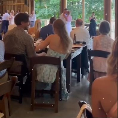 Travis Kelce and Taylor Swift at wedding
