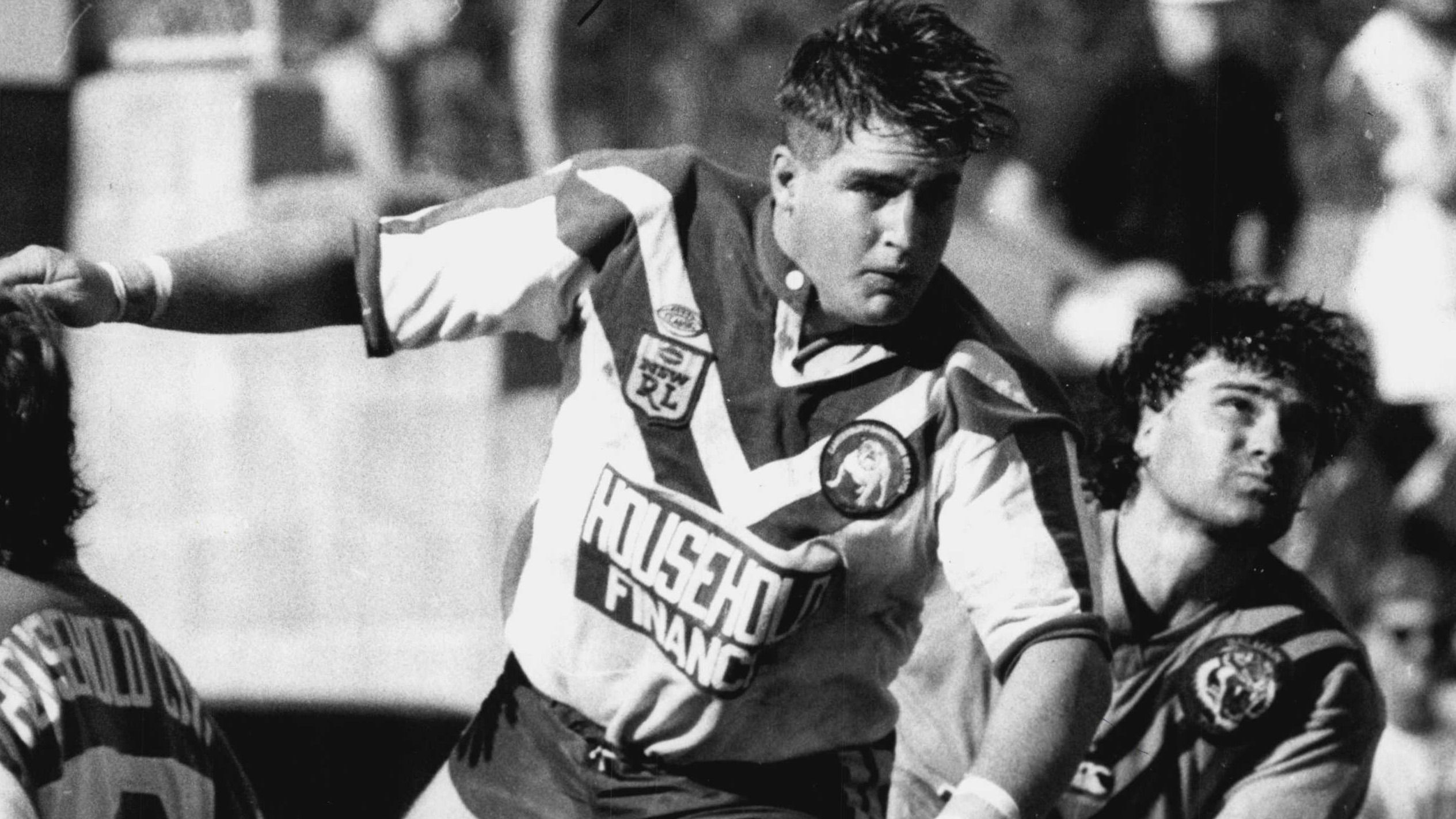 League. Balmain Vs Canterbury played at Leichhardt Oval. Kyle White. March 17, 1991. (Photo by Palani Mohan/Fairfax Media).