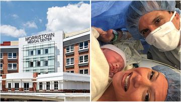 The staff at Morristown Medical Centre went above and beyond to get the couple married before little Michael arrived in the world.