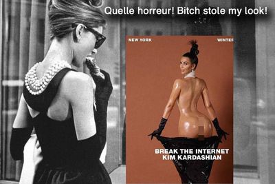 @EstherPrade: The Patron Saint of Style aka Audrey Hepburn vs The Patron Saint of Vulgar aka #KimKardashian. #BreakTheInternet