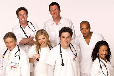 The French title for <I>Scrubs</I> is the French-English mash-up "Toubib or not toubib". "Toubib" (the final "B" is silent) means "doctor", so the comedy's French title is basically a (very bad) pun on Hamlet's catchphrase "To be or not to be".