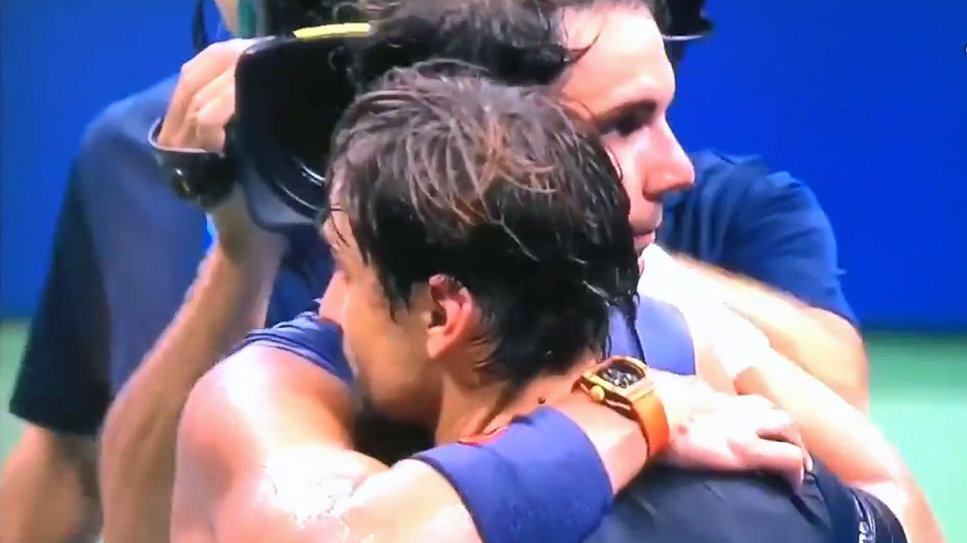 US Open: Emotional Rafael Nadal sends long-time friend David Ferrer into grand slam retirement