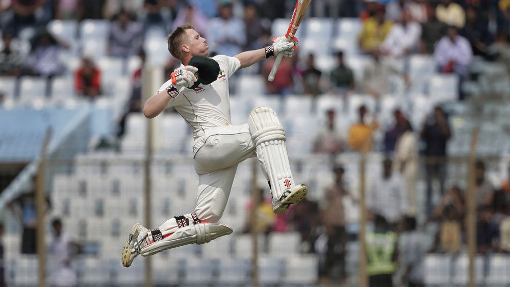 Australia v Bangladesh: Ironman David Warner shows the way for tourists with another century
