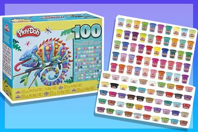 9PR: Play-Doh Wow 100 Bulk Modeling Compound Variety Pack with 100 Cans