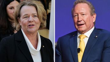 Nicola Forrest (left), Andrew Forrest  (right)