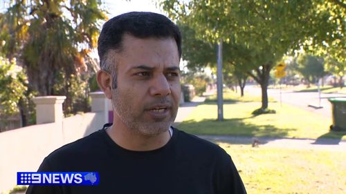 Faisal Nasim, 43, was woken to the sound of banging at his door just before 6am today.