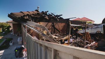 A distraught Adelaide family has been working to determine if anything they own can be salvaged after a fire ripped through their home on the weekend. Eighteen-year-old Darius was the only one home when the Seaford Rise property went up in smoke.