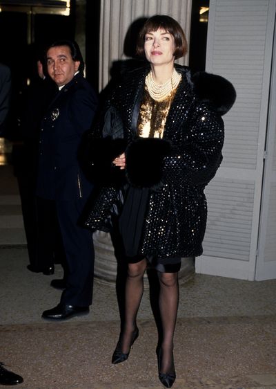 Anna Wintour at Met Gala 1989: The Age of Napoleon: Costume from Revolution to Empire, 1789–1815