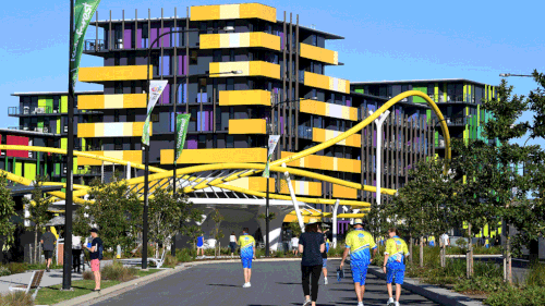 The Athletes Village was always planned to be transformed into a mixed use development.