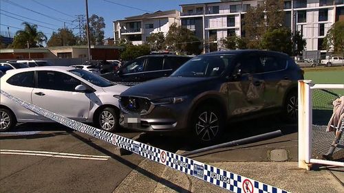 The driver of the vehicle is now assisting police with enquiries. Picture: 9NEWS.