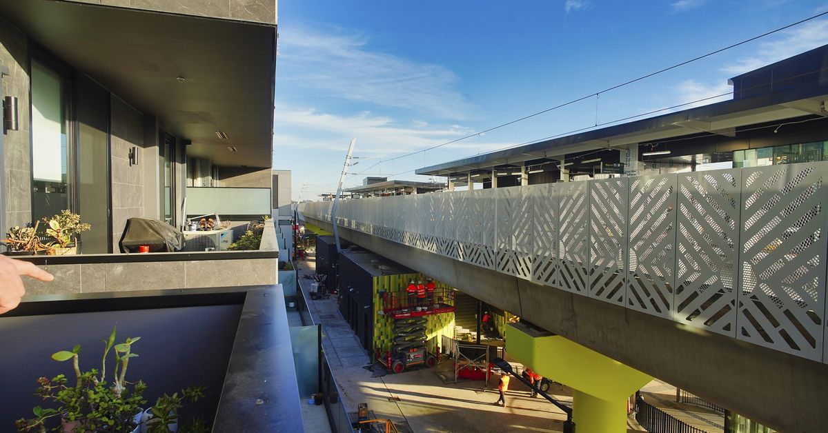 Fury after train station platform moved metres from Melbourne apartments