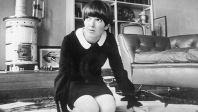 November 1965:  Chelsea fashion designer and make-up manufacturer Mary Quant. 