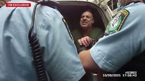 A court has today released bodycam footage to 9News of former gameshow host Andrew O'Keefe.