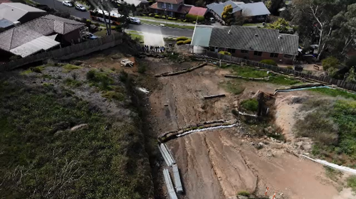 Arsenic-contaminated land has been discovered in a residential area in Melbourne.