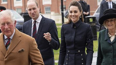 Prince Charles, Camilla and the Duke and Duchess of Cambridge  visit the Defence Medical Rehabilitation Centre Stanford Hall.