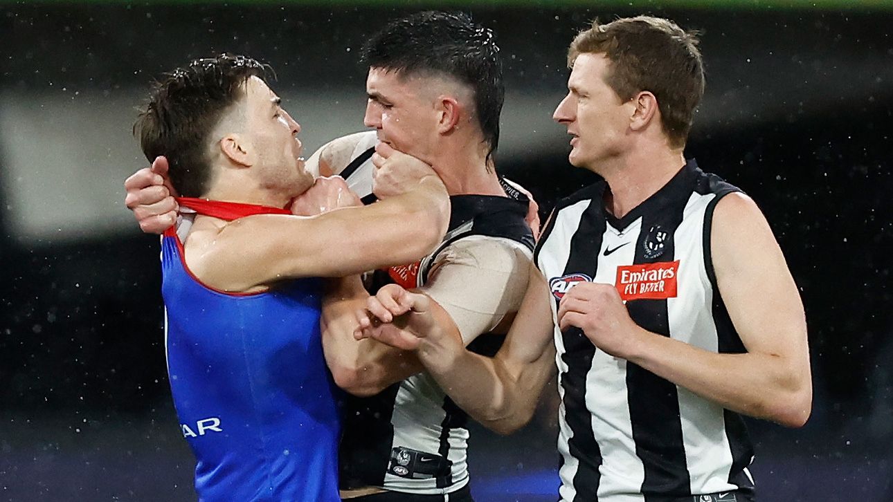 Collingwood star Brayden Maynard 'shattered' after 'footy act' leaves Melbourne's Angus Brayshaw concussed
