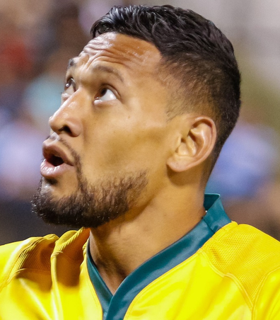 Israel Folau faced a code of conduct hearing at Rugby Australia following the Instagram post.