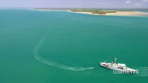 The sailor had been taking part in war games off the Northern Territory. (9NEWS)