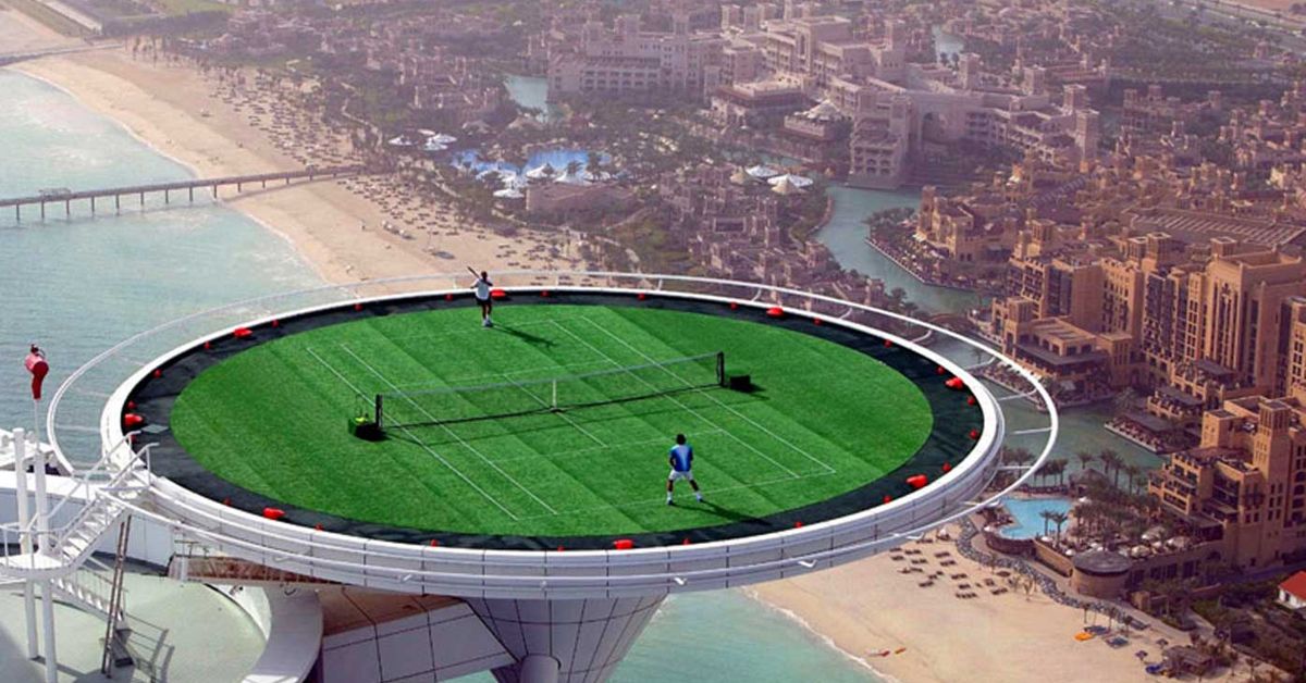 Could Dubai be the site of an underwater tennis court