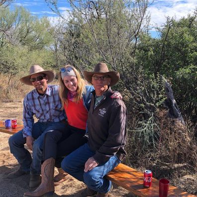 There are actual real cowboys who take care of the horses and the rides at the ranch.