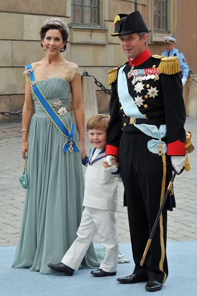 Prince Christian attends a royal wedding, 2010