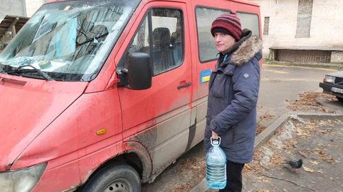 Kiwi aid worker Andrew Bagshaw in Ukraine.