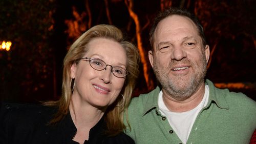 Streep and Weinstein while promoting August: Osage County. (AAP)