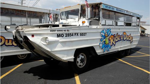 Duck boats can drive on land and float on water and have a history of fatal accidents. Image: AAP