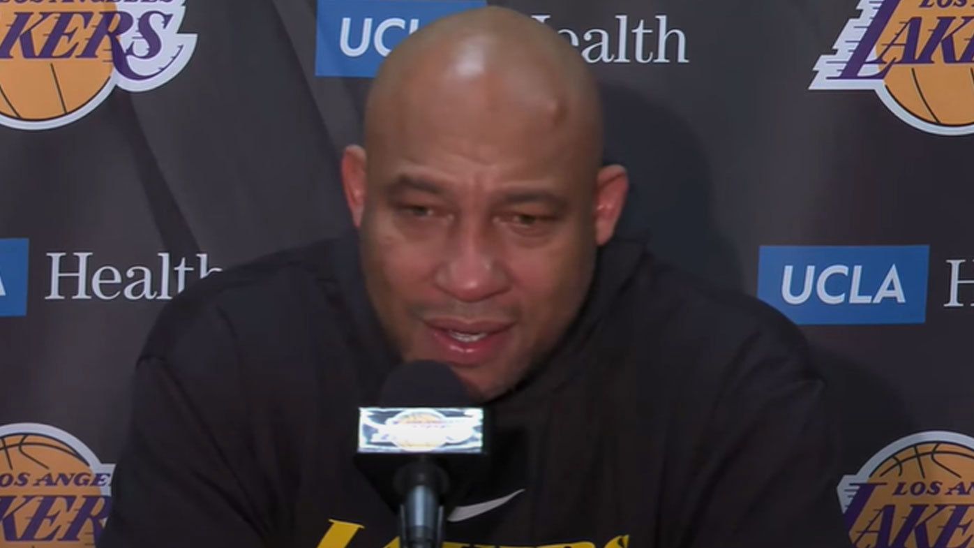 Lakers coach Darvin Ham fights tears discussing Russell Westbrook's bench sacrifice after win