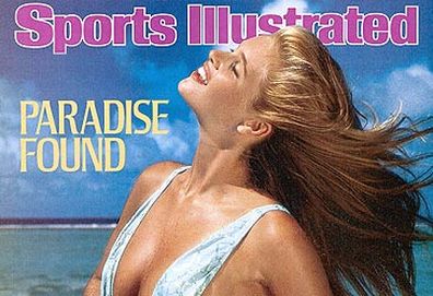 Elle Macpherson on cover of Sports Illustrated (Time)