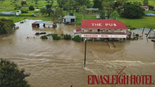 The Einasleigh Hotel, 400 kilometres north-west of Townsville.