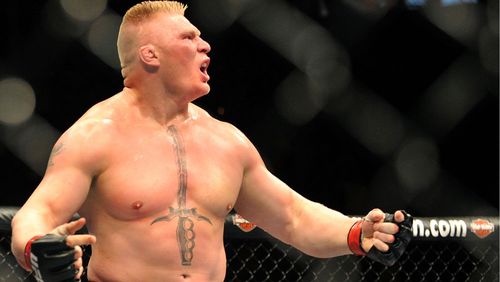 Brock Lesnar has made a successful return to the UFC. (Getty)