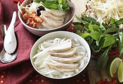 Recipe: <a href="/recipes/ichicken/9086496/easy-vietnamese-chicken-pho-noodle-soup " target="_top">Easy Vietnamese chicken pho noodle soup</a>