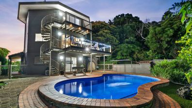 Gold Coast house listing Domain property garden pool