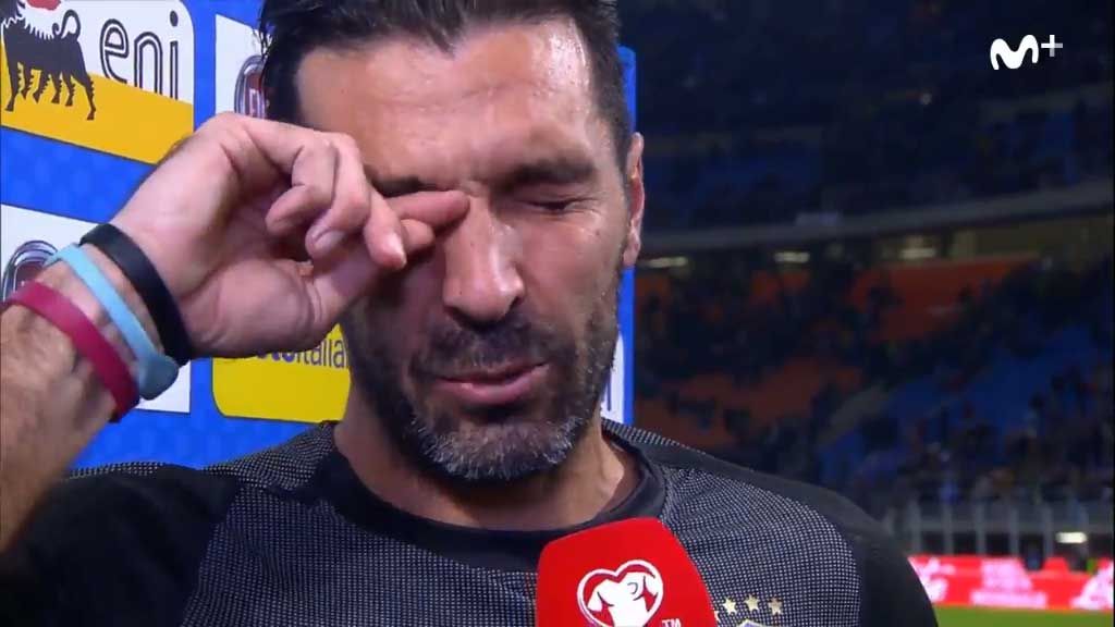 Italian keeper in tears after shock World Cup result