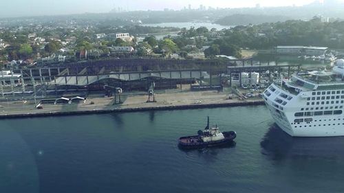 NSW Port Authority workers prepare to welcome cruise ships back to Sydney Harbour.