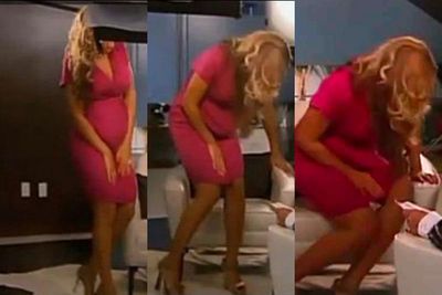 Beyonce's 'Belly-Gate' saga fascinated the world after her baby bump appeared to be squashed during an interview on Seven's <i>Sunday Night</i>. Gossip sites wondered if it was a prosthetic bump, but Bey's rep slammed the whole thing as 'stupid, ridiculous and false'.<br/><br/>Images: Sunday Night