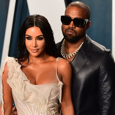 Kim Kardashian, Kanye West relationship timeline, Vanity Fair Oscars party, 2020