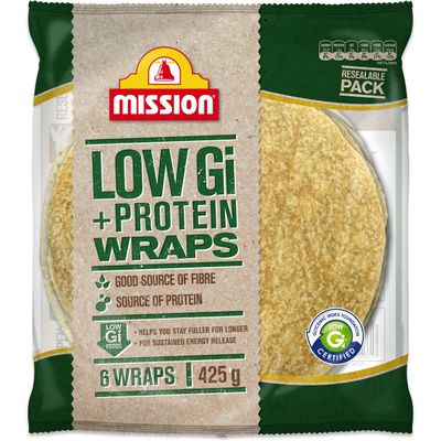 Mission low GI Wholemeal - 175 kcal