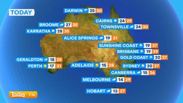 National weather forecast for Sunday March 22