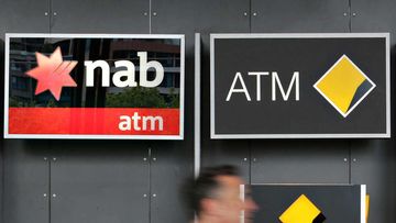 NAB and Commonwealth bank.