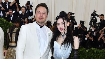 Elon Musk and Grimes pictured in New York City in 2018. 