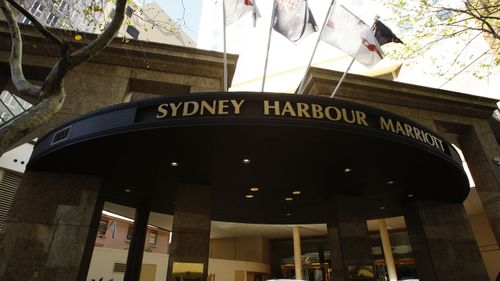 The Marriott Hotel in Circular Quay in Sydney.