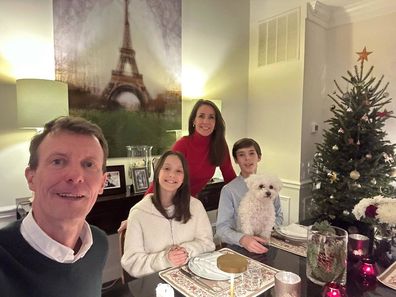 Prince Joachim, Princess Marie and their children Henrik and Athena